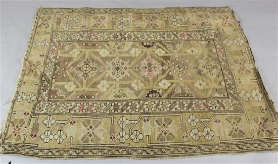 A Kuba rug, circa 1860, 4ft 8in. x 3ft 6in.